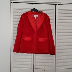 TOWER HILL COLLECTION red blazer jacket
